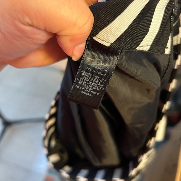 EXPRESS A LINE STRIPED SKIRT - Picture 2 of 4